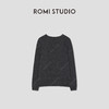 ROMI STUDIO7针山羊绒绵羊毛软糯舒适v领宽松套头毛衣RWBWSY1462 商品缩略图1