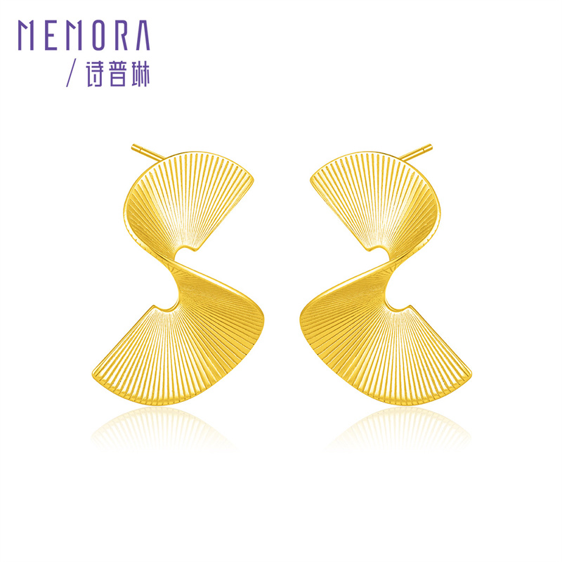 【任选3件599元】螺旋耳饰 S925银耳环时尚ins风耳饰MEMORA诗普琳YEE03001、YEE03002（线上专供）