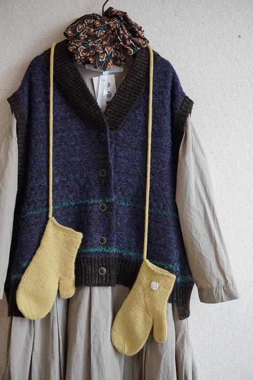 tumugu混色毛衣马甲 商品图9