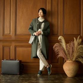 ACHILLES SORBO拇趾外翻小羊皮休闲鞋 3E 宽楦拉链 防泼水休闲百搭女鞋 ASC 5890