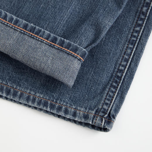 ROMI STUDIO“复古丹宁”夏季轻薄水洗毛须直筒牛仔裤 RWCRX83985 商品图14