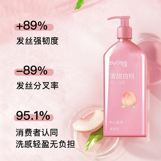 丝蕴 桃沁盈润护发素420ml SY952008 商品图4