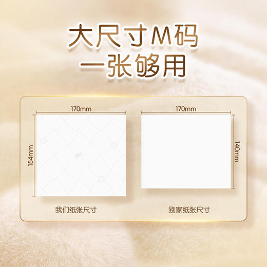 【三只羊网络】 清风黑金厚柔M码4层80抽36包*2箱+无芯卷纸70克30卷 商品图3