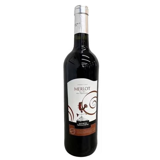【整箱购，买一送一】顺丰鹊 梅洛红葡萄酒2017年 750ml*6 商品图1