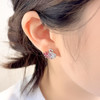 BAOFANDI宝梵迪精致轻奢满钻天鹅耳钉个性超闪时尚气质百搭耳钉BF 商品缩略图3