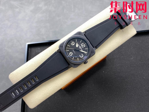 M+柏莱士INSTRUMENTS系列BR03A 方形男士腕表 陶瓷壳“黑武士” 商品图3