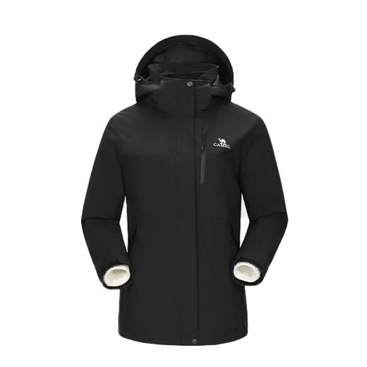 CAMEL骆驼 女三合一冲锋衣（抓绒内胆） AD22263513X-1 商品图0