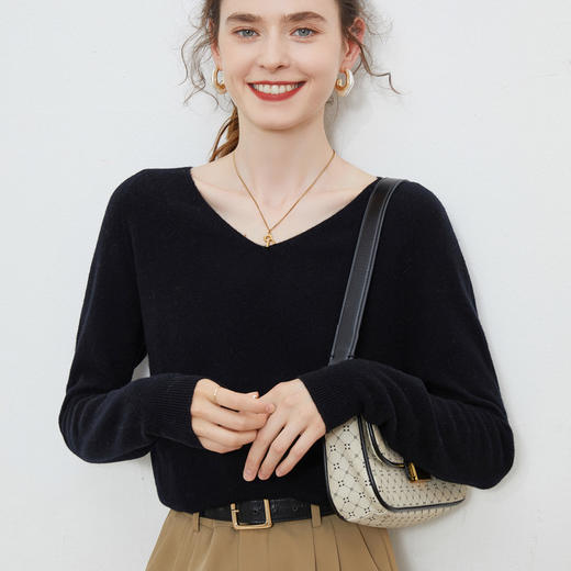 SIIJJEYY枝辑内搭秋冬羊毛衫 | 一线成衣 圆领/半高领/V领 手感细腻柔糯 多色可选 商品图11