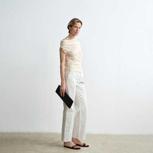 ROMI STUDIO 100%可机洗绵羊毛轻薄软糯无袖针织衫 RWCRSJ3006 商品图0