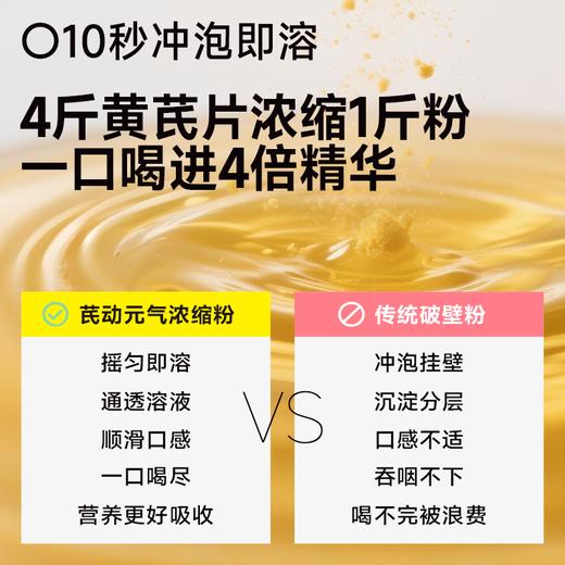 恒山黄芪浓缩粉 10秒冲泡即溶恒山 10 年龄黄芪 4斤黄芪≈1斤粉 商品图2