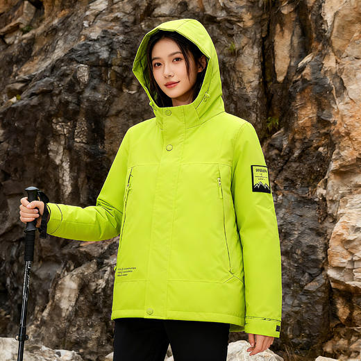 Schenvega 情侣冲锋衣 三防绵羊毛棉衣外套 男女同款 加厚保暖 抵御严寒 C90-N2512 商品图1