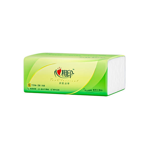 心相印 茶语丝享系列抽纸3层110抽3包*3提 A0DC03B-03R 商品图2