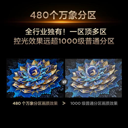 TCL电视 55T7L 55英寸 QD-Mini LED 华星高阶HVA屏 万象分区 绚彩XDR 2200nits 超薄电视 商品图2