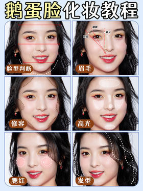 💡鹅蛋脸全攻略｜从脸型到妆容发型📋一篇搞定