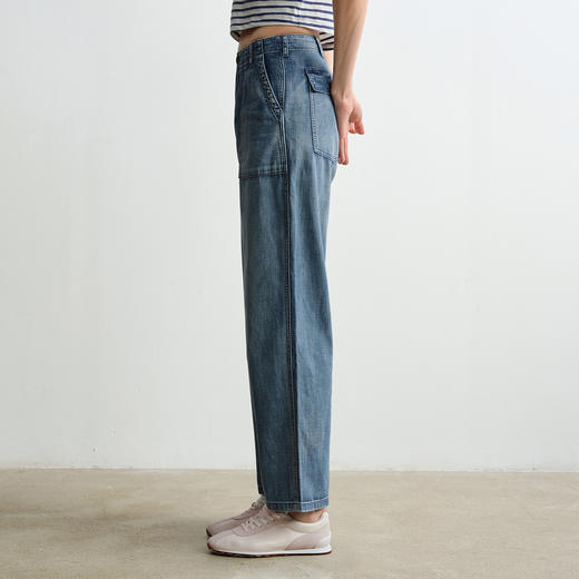 ROMI STUDIO绒面牛皮和羊皮革复古休闲平底德训鞋 RWCLP31954 商品图3