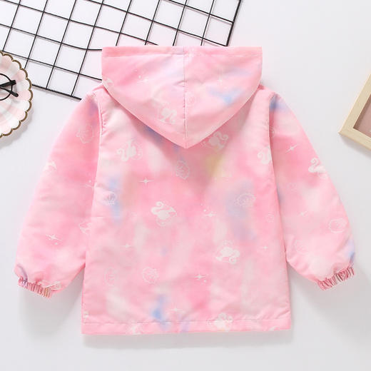 女童中童女孩韩版休闲外套渐变色冲锋衣外套儿童外套 商品图3