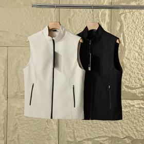 叠穿神衣！2025户外防风防泼水秋季新款男士时尚立领无袖户外马甲背心