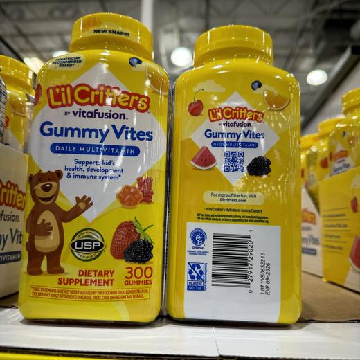 到手价199元 Lil Critters小熊多维软糖300粒 美国代购，无中文标签，介意慎拍 商品图3