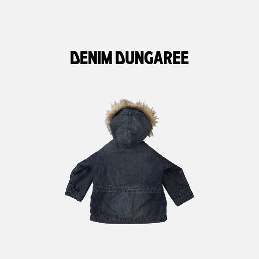 日本DD童装 DENIM DUNGAREE 8盎司复古丹宁牛仔爱斯基摩大衣 商品图2