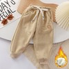 【59.9元2条】贝舒嘉儿童秋冬季加绒加厚外穿卫裤中小童宝宝冬季羊驼绒束脚裤90-150 商品缩略图7
