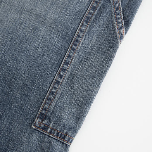 ROMI STUDIO“复古丹宁”夏季轻薄水洗毛须直筒牛仔裤 RWCRX83985 商品图7