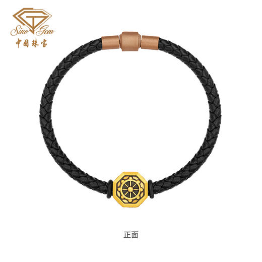 「大足金-大自在」5D硬金如愿黄金转运珠手串 商品图2