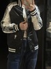 迪家春秋美式宽松休闲夹克棒球服外套 商品缩略图7
