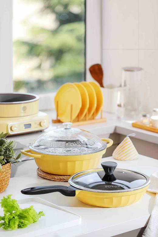 北鼎26CM不粘平底煎锅 商品图8