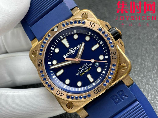 BR-柏莱士INSTRUMENTS系列BR0392 青铜壳BR-0392 方形男士腕表 商品图1