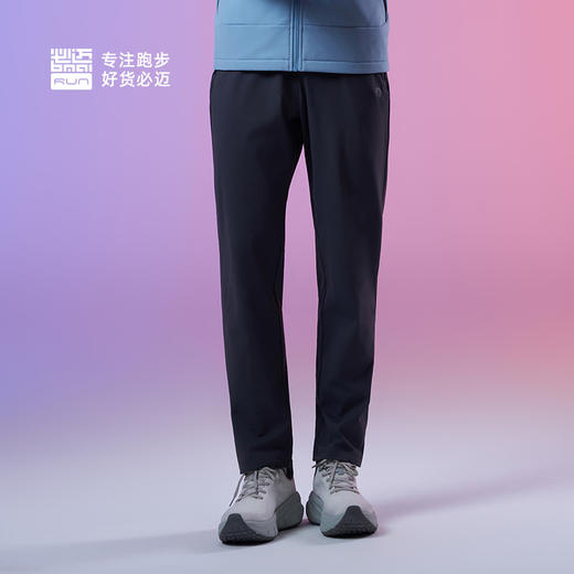 【内层细腻暖绒  外层弹力针织】必迈跑步轻弹抓绒长裤  阻挡冷风渗透   双向排湿减少汗液堆积 商品图2