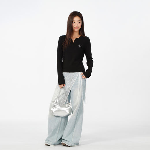 基本款亨利领T恤-纪念日百货门店同款165594062 商品图3