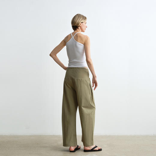 ROMI STUDIO“Clean fit”棉质弹力罗纹U领工字吊带背心 RWCRS42591【发货时间25-30天】 商品图4