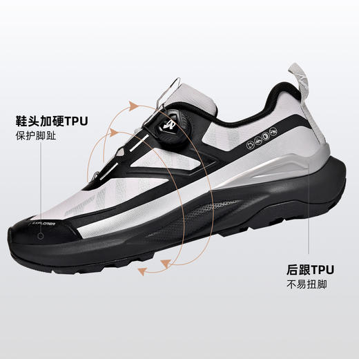 Tutwo|探野1.0男女户外徒步鞋 TTFAN90078-1 商品图6
