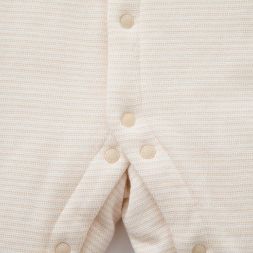 怡比躲猫猫长袖开襟哈衣HY25WIN025咖白色调59#-90# 商品图10