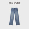 ROMI STUDIO“简约复古”舒适纯棉中低腰工装直筒牛仔裤 RWCSXD3088 商品缩略图3