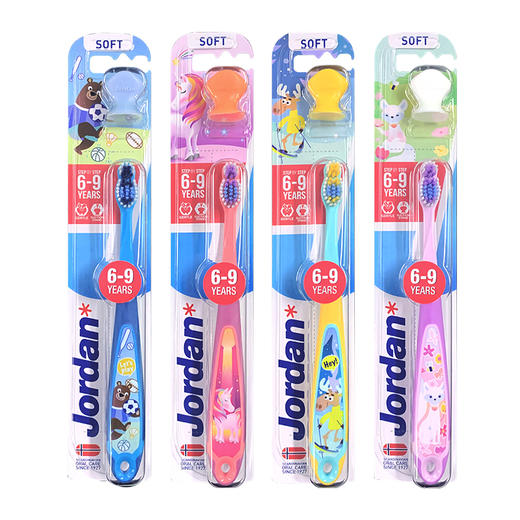 Jordan婴童牙刷Step3(6-9岁）单只装，颜色随机 商品图7