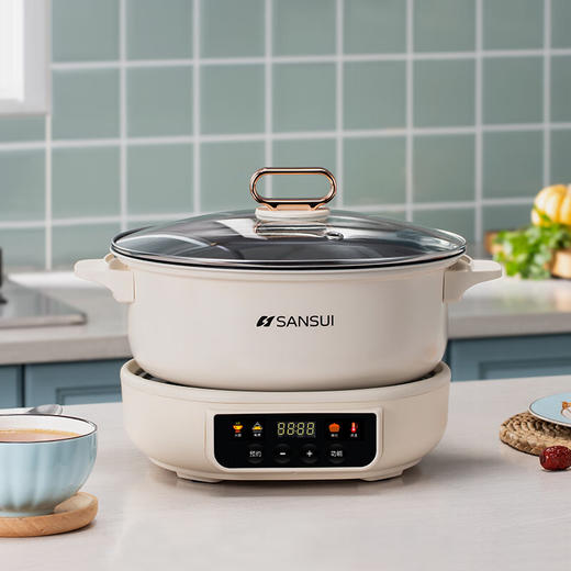 日本山水SANSUI多功能分体电火锅（电脑款）SHG-5342  5L 商品图0
