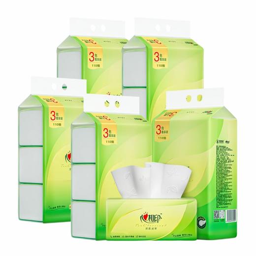 心相印 茶语丝享系列抽纸3层110抽3包*5提 A0DC03B-05R 商品图0