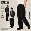 NPC潮牌100%绵羊毛长裤松紧宽腰裤装秋季新款男自然垂感NP46TR06 商品缩略图0