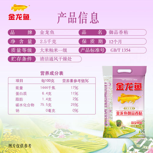 金龙鱼御品香粘大米2.5KG-YS 商品图3