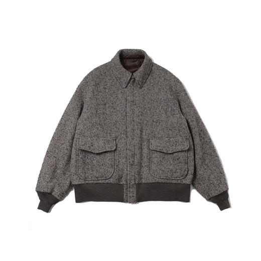 KAPTAIN SUNSHINE Flight Jacket 羊驼毛羊毛混纺军事风飞行夹克 商品图0