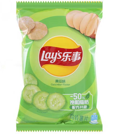 【俊客小店·自提商品】40g乐事袋装薯片【黄瓜味】 商品图0