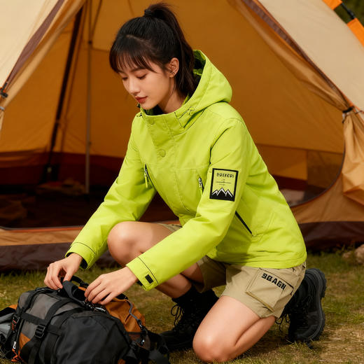 Schenvega 情侣冲锋衣 三防绵羊毛棉衣外套 男女同款 加厚保暖 抵御严寒 C90-N2512 商品图3