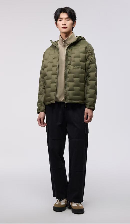 高端轻羽90绒连帽抗风防寒90白鸭绒外套 商品图5