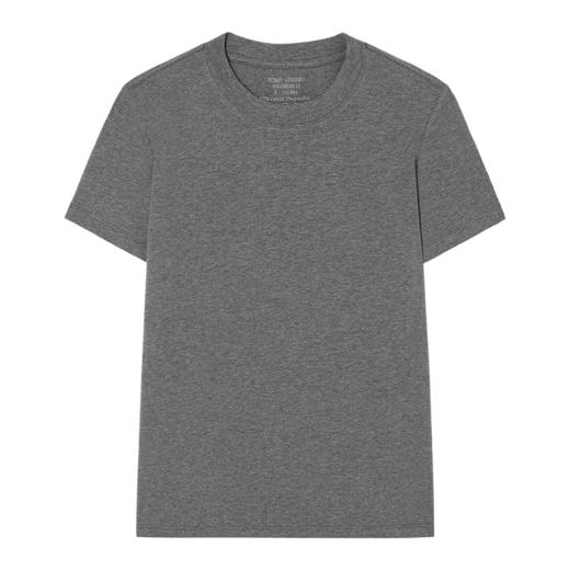 ROMI STUDIO复古花纱棉质圆领短袖T恤/轻柔弹力宽松RW25RSX0133(现货) 商品图4