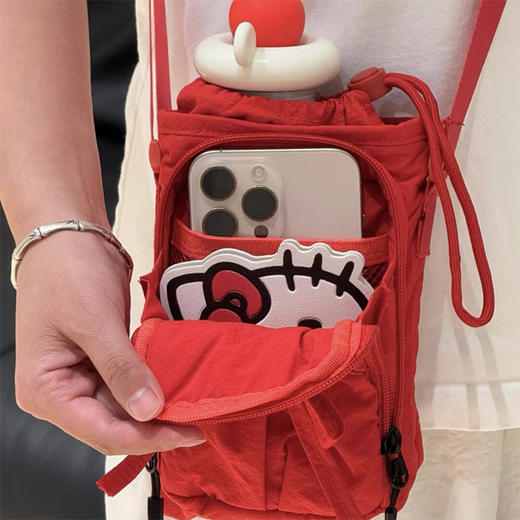 裁缝学苑AQ556蝴蝶结手机小斜挎包纸样女装水杯二合一上班通勤收纳包样板 商品图1