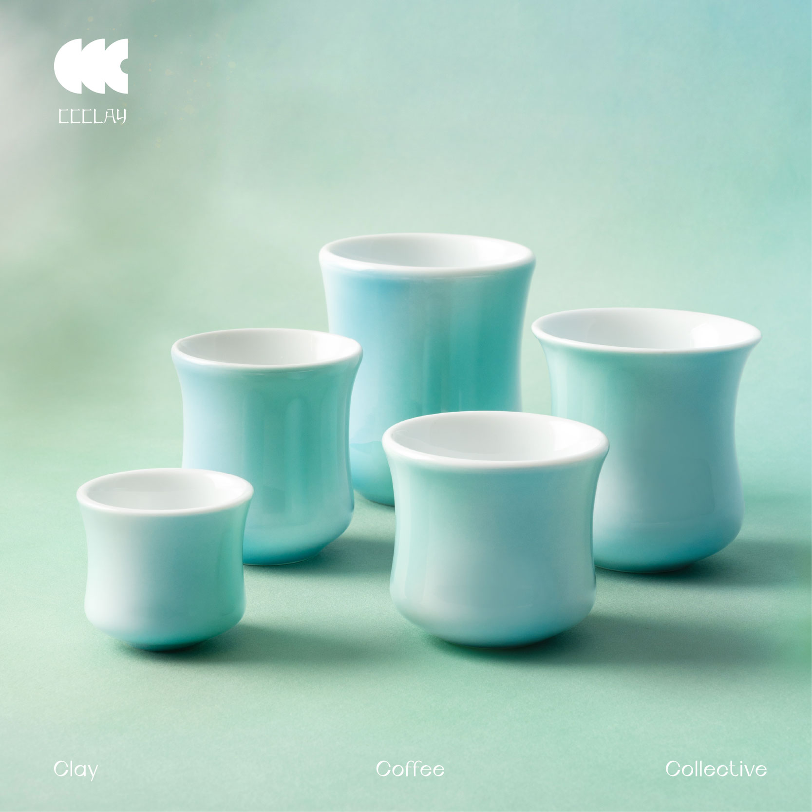 CCCLAY“触”系列 | 湖光 咖啡品鉴杯 ccc咖啡杯 送礼 景德镇陶瓷