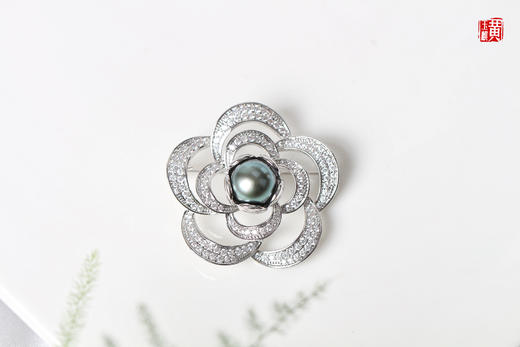 【珠蕊】大溪地海水珍珠胸针 商品图0