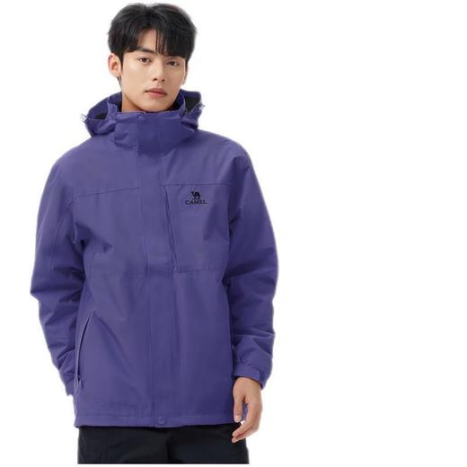 CAMEL骆驼 男三合一冲锋衣（抓绒内胆） A9W214119AX-1 商品图1