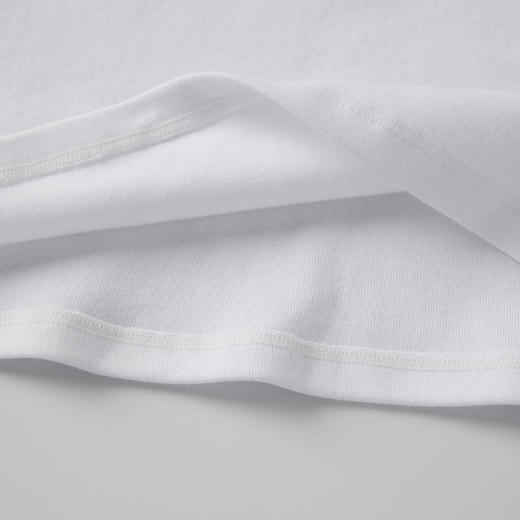 ROMI STUDIO“Clean fit”极简白色棉质高弹修身短袖T恤 RWCRSX1583(现货) 商品图6
